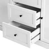 Oikiture Buffet Sideboard White