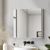 Welba Bathroom Mirror Cabinet Vanity 750mmx720mm White