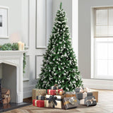 *FREE NATIONWIDE SHIPPING* Mazam Christmas Trees 6FT/7FT/8FT Home Decorations Green