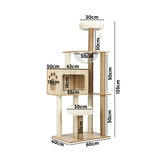 Alopet Cat Tree Tower Scratching Post Scratcher Cats Condo