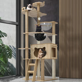Alopet 174 cm Cat Tree with Scratching Post Cat Condo Ladder