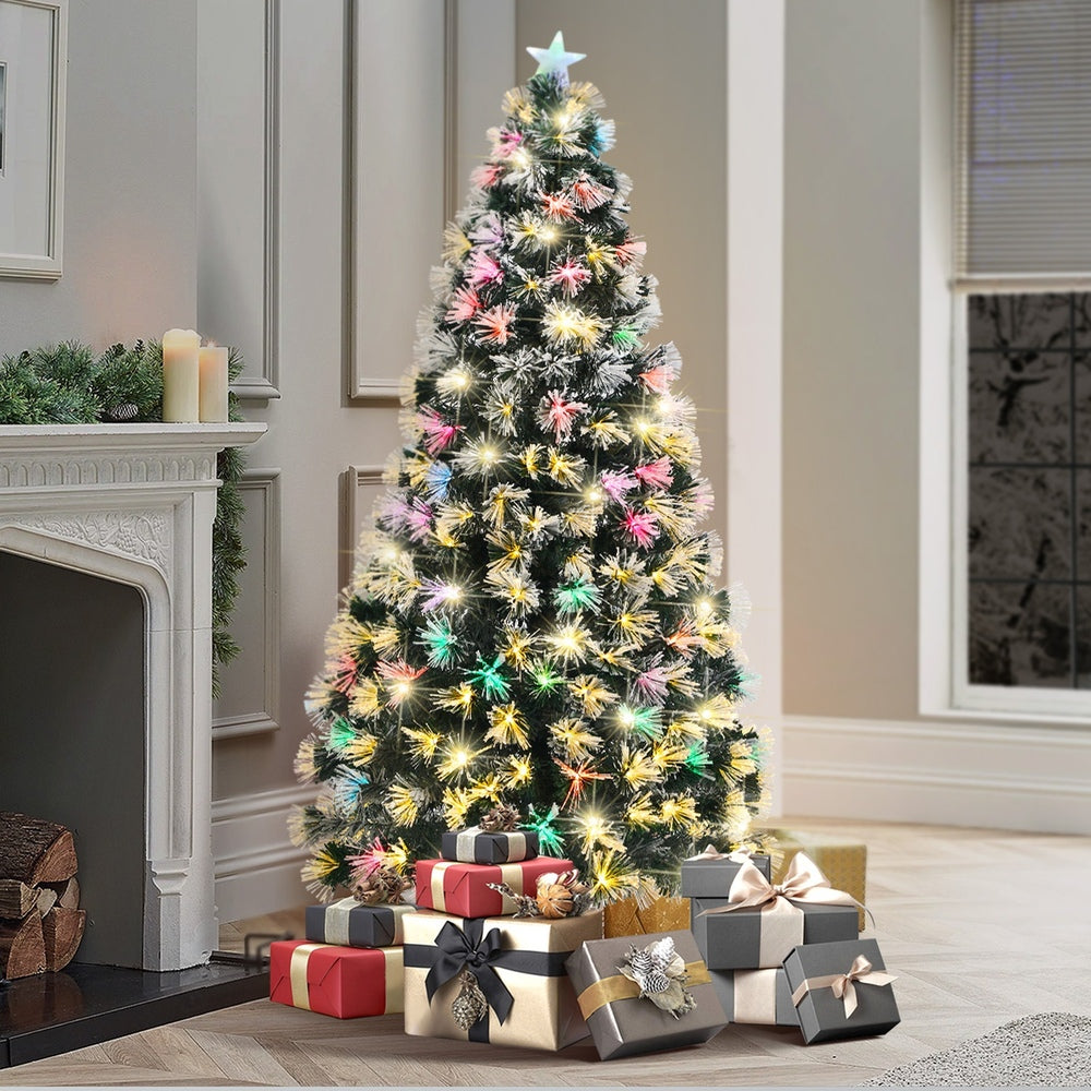 *FREE NATIONWIDE SHIPPING*  Mazam Christmas Tree 1.8M 6FT Fibre Optic Multi Colour LED Light