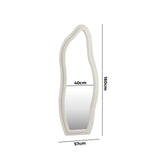 Oikiture Full Length Mirror Boucle Floor Mirrors 160cm