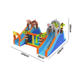 AirMyFun 12 Play Zones Inflatable Animal Theme Jumping Castle