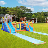 AirMyFun 12 Play Zones Inflatable Animal Theme Jumping Castle