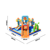 AirMyFun 12 Play Zones Inflatable Trampoline Castle Space Theme