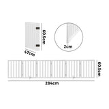 Alopet Wooden Pet Gate Dog Fence 6 Panels