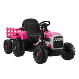 Mazam Kids Ride On Car Tractor 12V Toys Remote Control Pink