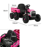 Mazam Kids Ride On Car Tractor 12V Toys Remote Control Pink