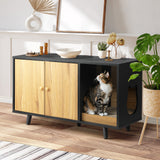 Alopet Wooden Sideboard with Scratcher Multi-Functional