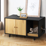 Alopet Wooden Sideboard with Scratcher Multi-Functional