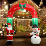 *FREE NATIONWIDE SHIPPING* Mazam Christmas Archway Inflatable with LED Lights